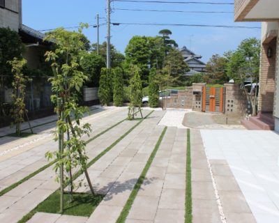 千葉県香取郡横芝光町 S様邸のお庭｜雑草対策を施したローメンテナンスの造園リフォーム 施工事例