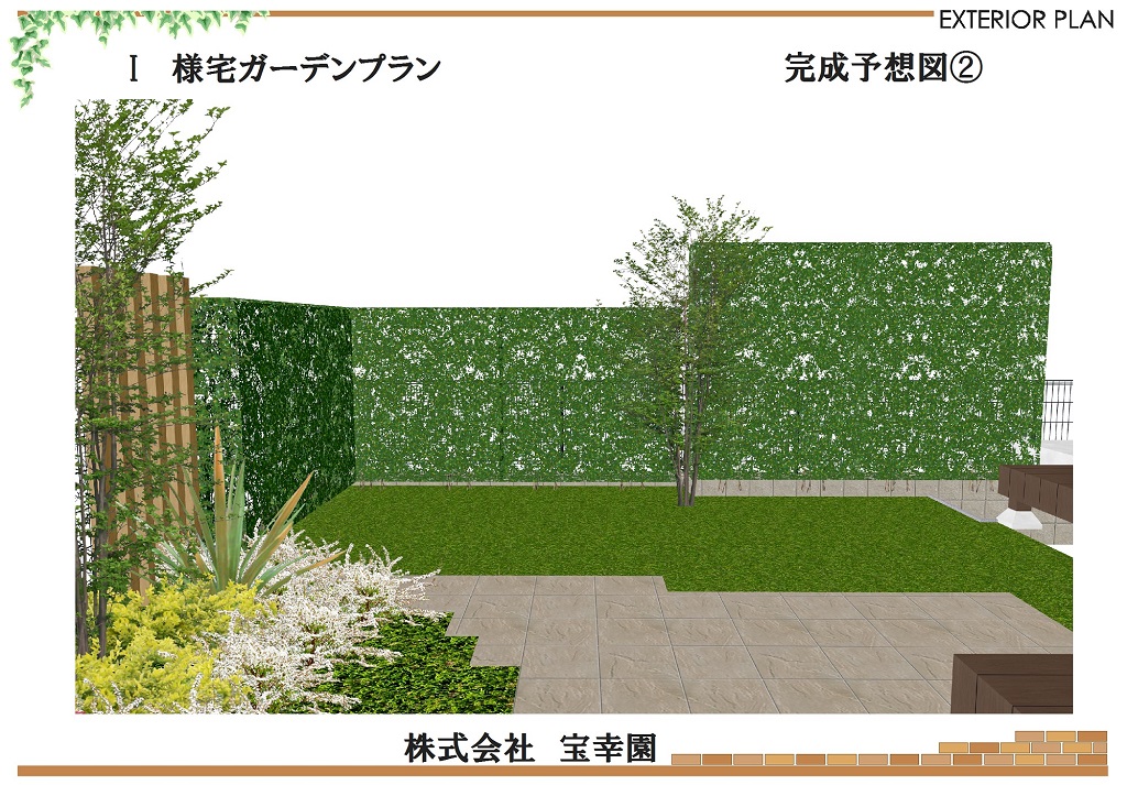 青々とした緑に快適性を加えた癒しの空間｜千葉県佐倉市ユーカリが丘のＩ様邸のお庭リフォーム