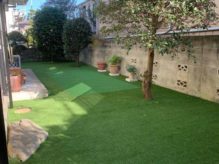 雑草対策を兼ねた人工芝にパッティンググリーンを併設｜千葉市若葉区のE様邸にて外構工事